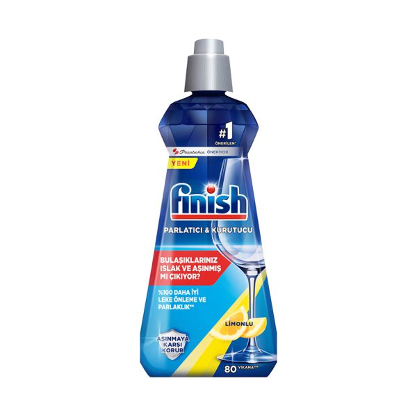 مایع جلادهنده ماشین ظرفشویی فینیش لیمو حجم 400 میل - Finish Limonlu Bulasik Makinesi Parlatici 400 ml