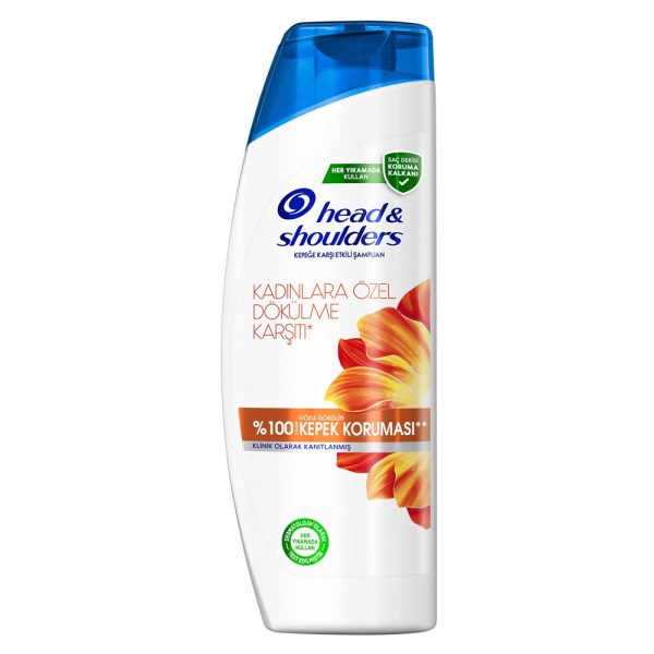 شامپو هد اند شولدرز ضد شوره و ضد ریزش مو زنانه - Head Shoulders Kadinlara Ozel Dokulme Karsiti Sampuan 350ml