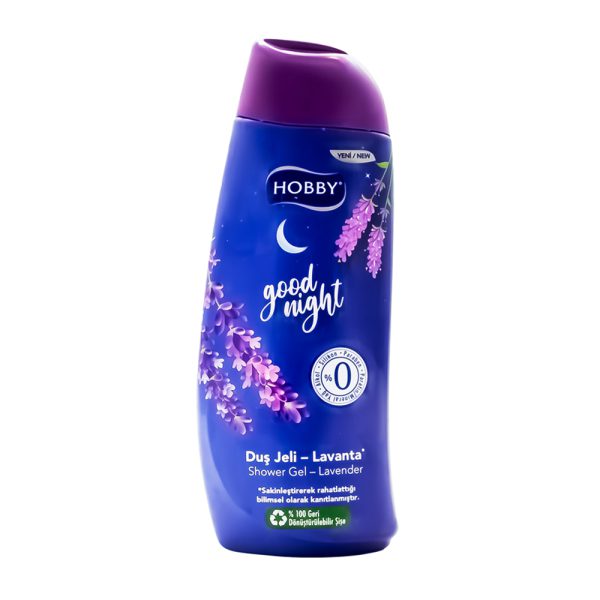 شامپو بدن هوبی مدل Good Night با عصاره اسطوخودوس - Hobby Good Night Shower Gel 450ml