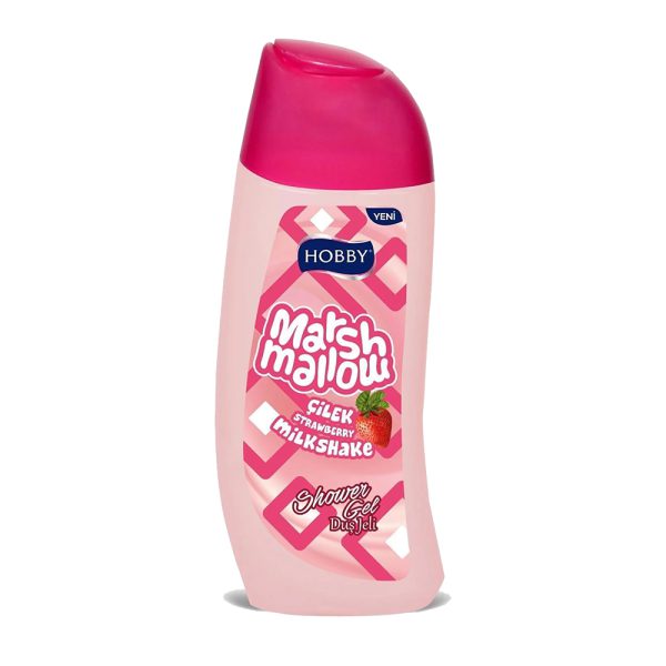 شامپو بدن هوبی مدل MarshMallow با عصاره توت‌ فرنگی - Hobby Marshmallow Cilek Dus Jeli 500ml