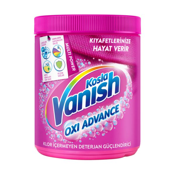 پودر لکه‌ بر لباس ونیش مدل Oxi Advance مخصوص لباس‌ های رنگی - Vanish Multipower Toz Renkliler Deterjan Guclendirici 400g