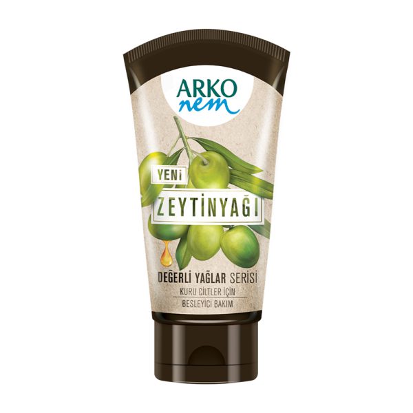 کرم مرطوب کننده آرکو نم با عصاره روغن زیتون حجم 60 میلی‌لیتر - Arko Nem Krem Degerli Yaglar Zeytinyagli 60Ml