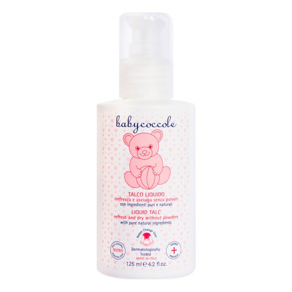 پودر مایع بچه تالک بیبی‌کوکول حجم 125 میلی‌لیتر - Babycoccole Liquid Talc Refresh And Dry Without Powders 125ml