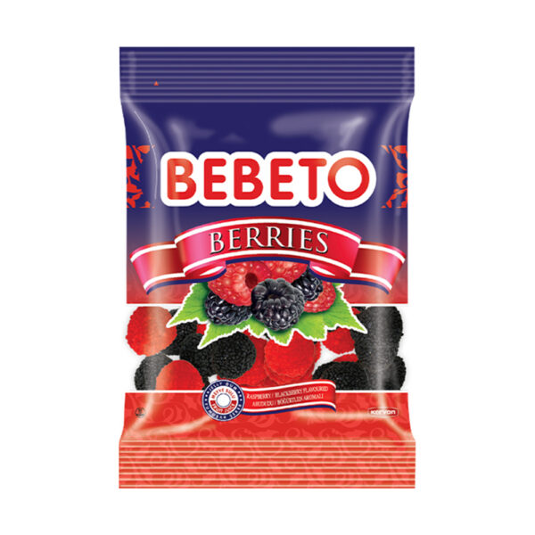 پاستیل ببتو مدل تمشک 80 گرمی - Bebeto Berries 80g