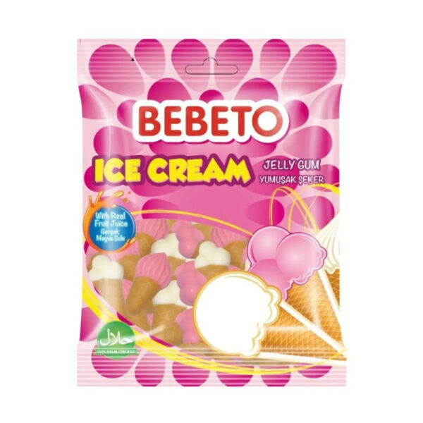 پاستیل ببتو مدل بستنی 80 گرمی - Bebeto Ice Cream 80g