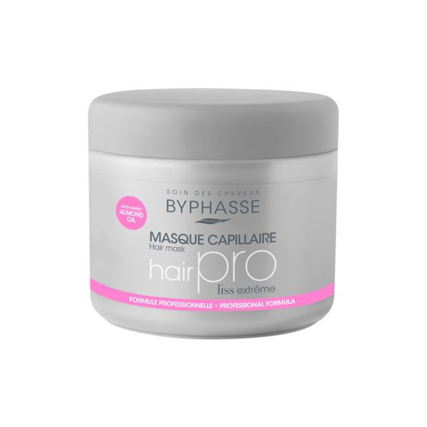 ماسک مو حرفه‌ای بایفاس مناسب موهای سرکش - Byphasse Hair Pro Hair Mask Liss Extreme 500ml