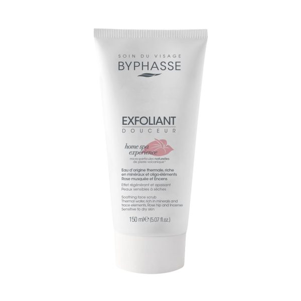 اسکراب صورت بایفاس مناسب پوست‌های حساس و خشک حجم 350 میلی‌لیتر - Byphasse Home SPA Experience Toning Face Scrub 350ml