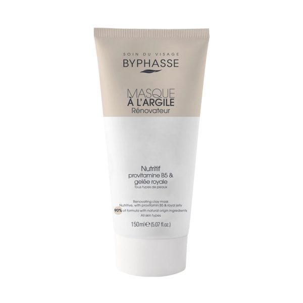 ماسک صورت خاک‌رس بایفاس مناسب انواع پوست - Byphasse Renovating Clay Mask 150ml