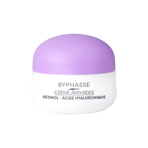 کرم تقویت‌کننده و ضد‌‌چروک پوست بایفاس حاوی رتینول - Byphasse Skin Booster Retinol Anti Wrinkle Cream 50ml