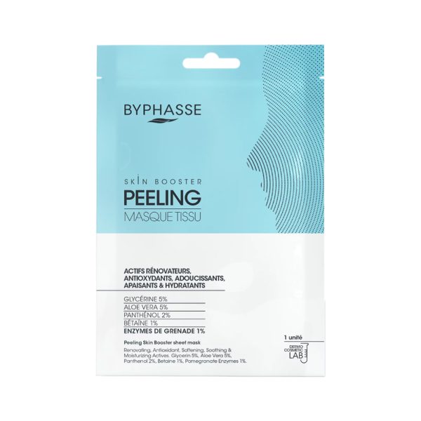 ماسک ورقه‌ای لایه‌بردار پوست بایفاس حجم 18 میلی‌لیتر - Byphasse Skin Booster Sheet Mask 18ml Peeling