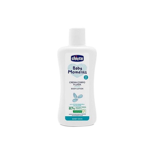 لوسیون بدن چیکو با عصاره شیر بادام حجم 200 میلی‌لیتر - Chicco Baby Moments Baby Skin Body Lotion 200ml