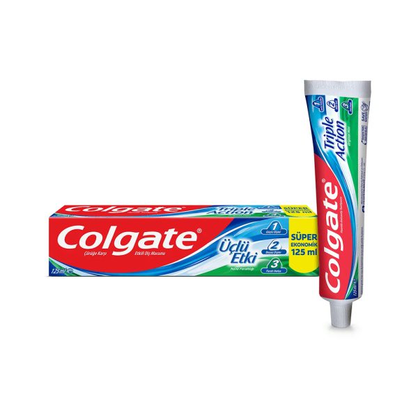 خمیردندان کلگیت مدل Triple Action - Colgate Triple Action 100ml