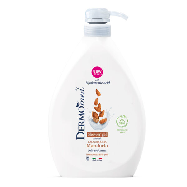 شامپو بدن درمومد Dermomed حاوی عصاره بادام - Dermomed Almond Gentle Shower gel 1000ml