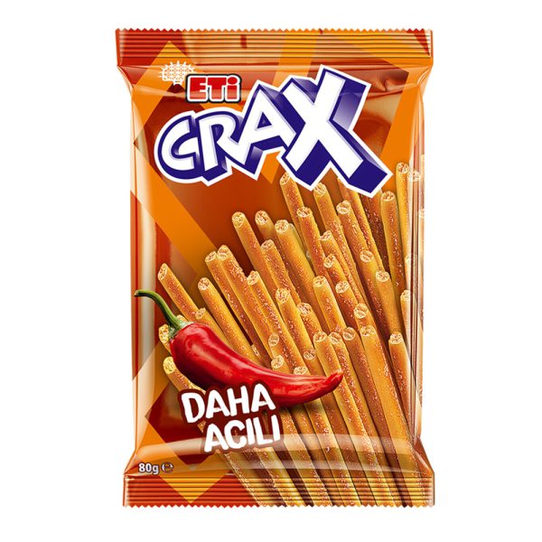 چوب شور اتی مدل Daha Acili وزن 50 گرم - Eti Crax Daha Acili Cubuk Kraker 50g