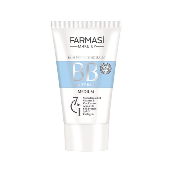 بی‌بی کرم 7 در 1 فارماسی شماره 03 حجم 50 میلی‌لیتر - FARMASI BB CREAM MEDIUM 50ML