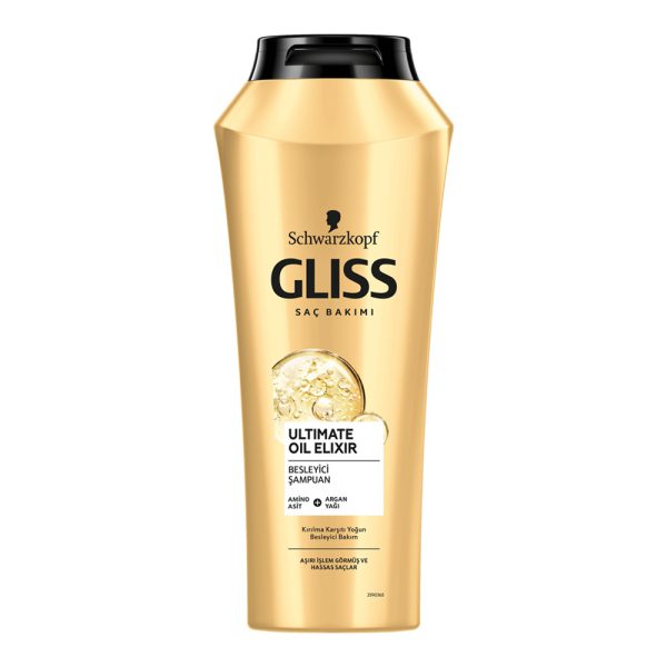 شامپو سر گلیس مدل Ultimate Oil Elixir - Gliss Ultimate Oil Elixir Sampuan 500ml