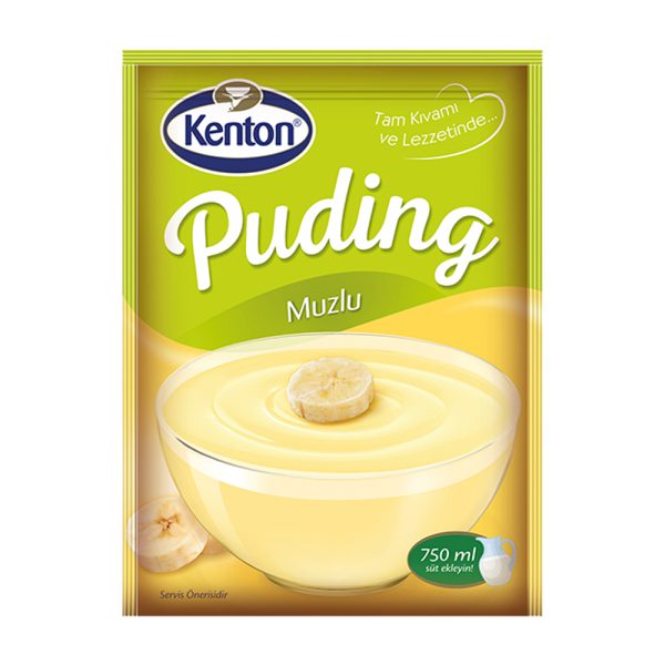 پودر پودینگ کنتون با طعم موز - Kenton Banana Pudding 100G