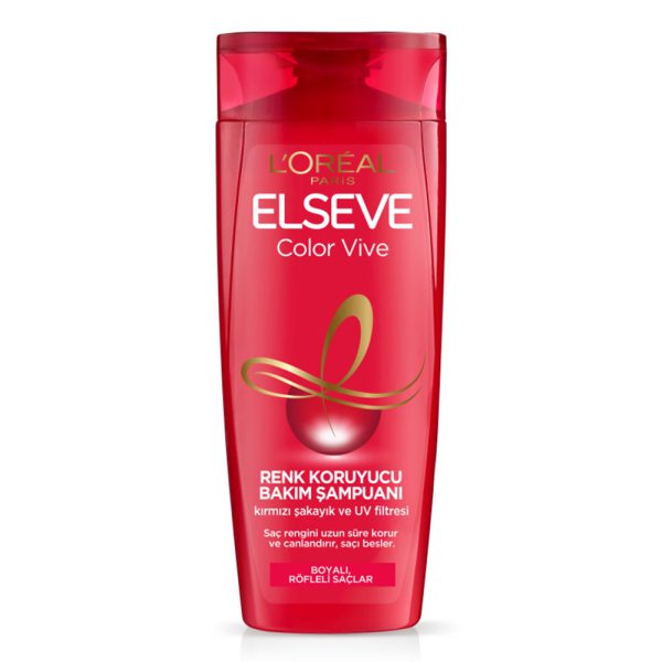 شامپو سر لورآل مدل Colorvive - LOreal Paris Elseve Colorvive Renk Koruyucu Bakim Sampuani 450ml