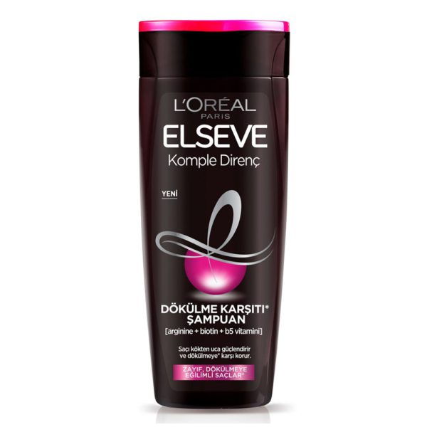 شامپو سر لورآل مدل Komple Direnç - LOreal Paris Elseve Komple Direnc Dokulme Karsiti Sampuan 450ml