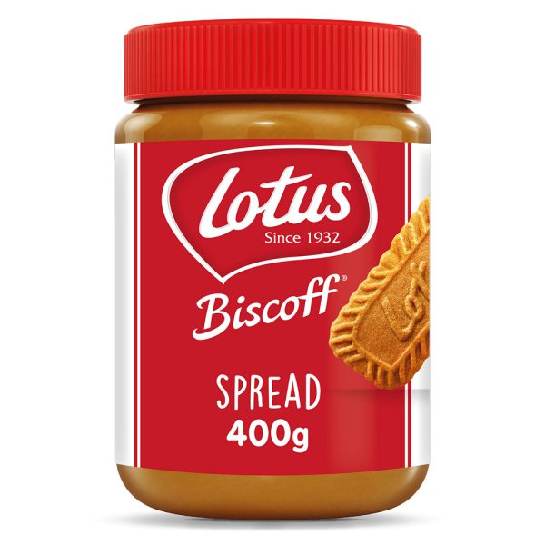 کرم بیسکویت لوتوس بیسکوف مدل Spread وزن 400 گرم - Lotus Biscoff Spread Smooth 400g