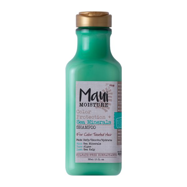 شامپو آبرسان و تثبیت‌کننده رنگ مو مائووی حاوی مواد معدنی دریایی - Maui Color Protection Sea Minerals Shampoo 385ml