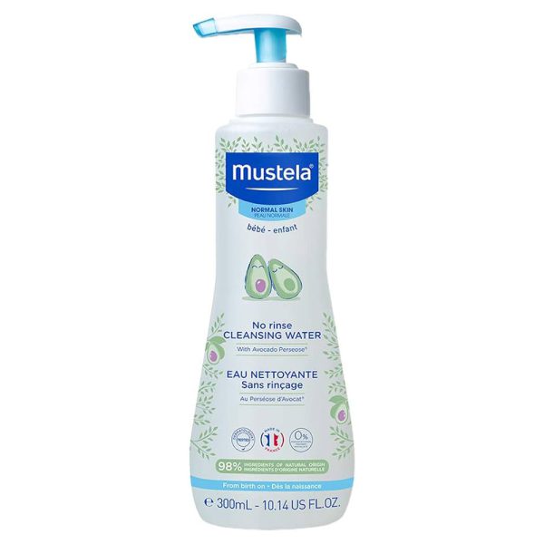 محلول پاک‌کننده بدون نیاز به آبکشی موستلا با عصاره آووکادو - Mustela No Rinse Cleansing Water 300ml