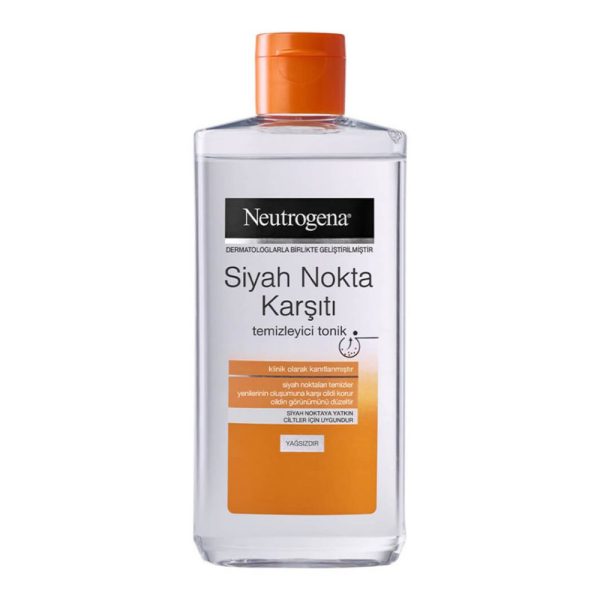 تونر نوتروژینا مدل Siyah Nokta Karsiti حجم 200 میلی‌لیتر - Neutrogena Siyah Nokta Karsiti Temizleyici Tonik 200Ml