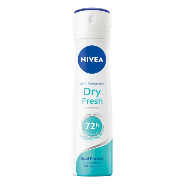 اسپری زنانه ضدتعریق نیوآ مدل Dry Fresh - Nivea Dry Fresh Anti Bacterial Spray