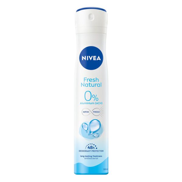 اسپری زنانه ضدتعریق نیوآ مدل Fresh Natural - Nivea Fresh Natural Anti Bacterial Spray