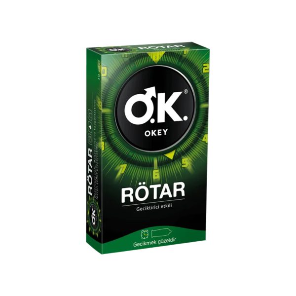 کاندوم اوکی مدل Rotar بسته 10 عددی - OKEY Rotar 10lu Prezervatif