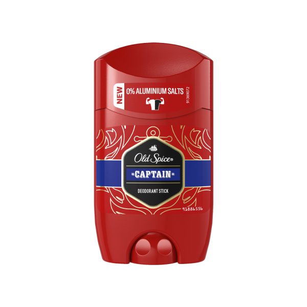 استیک ضدتعریق مردانه اولد اسپایس مدل Captain - Old Spice Captain Deodorant Stick 50ml