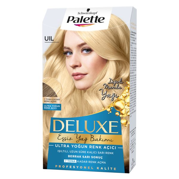 کیت رنگ مو پلت سری Deluxe شماره UIL - Palette Deluxe UIL Ultra Yogun Renk Acici