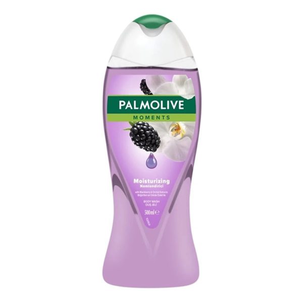 شامپو بدن پالمولیو حاوی عصاره توت سیاه و گل ارکیده - Palmolive Moments With Blackberry Orchid Extracts Body Wash 500ml