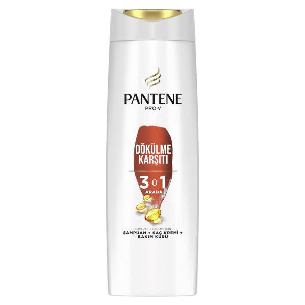 شامپو سر پنتن مدل Dökülme Karşıtı - Pantene Pro V Dokulmelere Karsi Etkili 3u1 arada sampuan 350ml