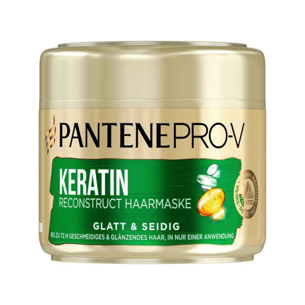 ماسک مو کراتین پنتن مدل Glatt & Seidig - Pantene Pro V Keratin Glatt And Seidig