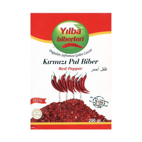 فلفل قرمز ترکیه‌ ای پول بیبر Yilba - Yilba Kirmizi Pul Biber 200g