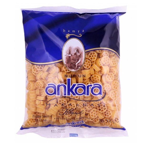 ماکارونی آنکارا مدل Bamya وزن 500 گرم - ankara bamya makarna 500g