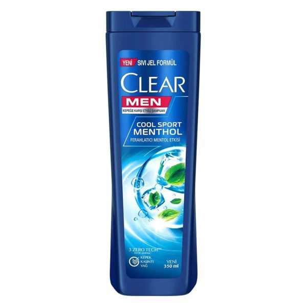 شامپو ضدشوره مردانه کلیر مدل Cool Sport Menthol حجم 350 میلی‌لیتر - clear men cool sport menthol sampuan 350ml