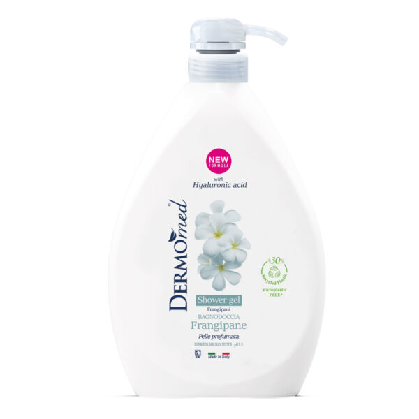 شامپو بدن درمومد Dermomed با رایحه گل یاسمن - dermomed frangipani shower gel 1000ml