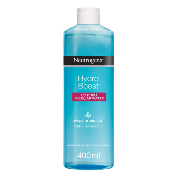 میسلار واتر 3 کاره نوتروژینا مناسب پوست حساس - neutrogena hydro boost uc etkili micellar water 400ml