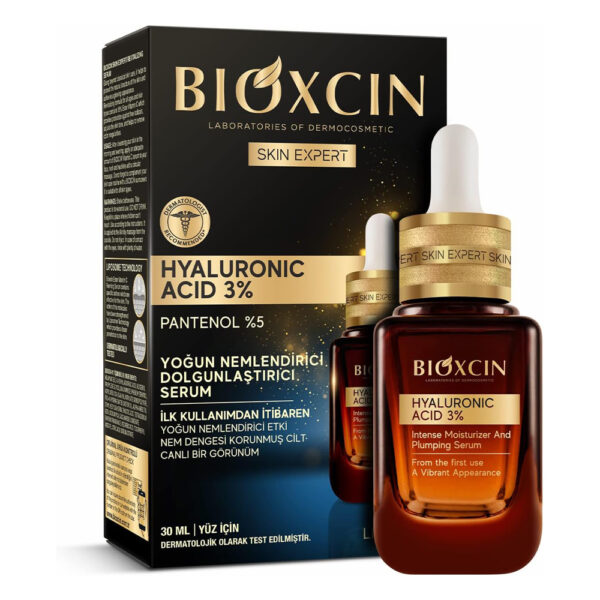 سرم آبرسان بیوکسین هیالورونیک اسید 3% - BIOXCIN Hyaluronic Acid Yogun Nemlendirici Dolgunlastirici Serum 30ml