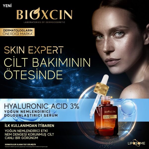 سرم آبرسان بیوکسین هیالورونیک اسید 3% - BIOXCIN Hyaluronic Acid Yogun Nemlendirici Dolgunlastirici Serum 01