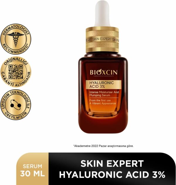 سرم آبرسان بیوکسین هیالورونیک اسید 3% - BIOXCIN Hyaluronic Acid Yogun Nemlendirici Dolgunlastirici Serum 04