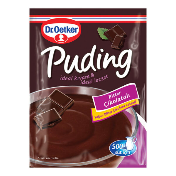 پودر پودینگ دکتر اوتکر با طعم شکلات تلخ - Dr.Oetker Puding Bitter Cikolatali