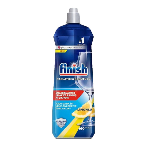 پک کامل محصولات ظرفشویی فینیش - Finish Bulasik Makinesi Parlatici Limonlu 800ml