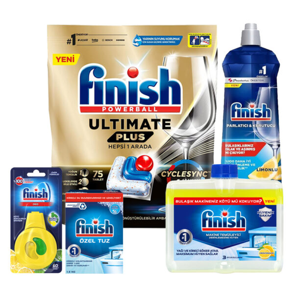 پک کامل محصولات ظرفشویی فینیش - Finish dishwasher complete pack