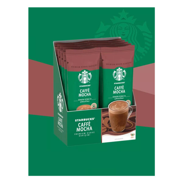 قهوه فوری استارباکس کافه موکا بسته 10 عددی - Starbucks Caffe Mocha 10 adet