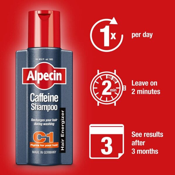 شامپو ضد ریزش کافئین آلپسین مدل C1 - alpesin c1 caffeine shampoo 03