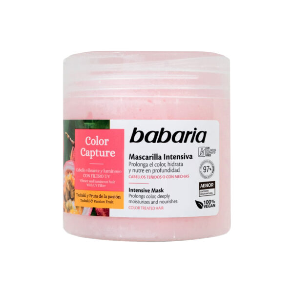 ماسک مو بدون سولفات باباریا مناسب موهای رنگ شده - babaria color capture mask 400ml