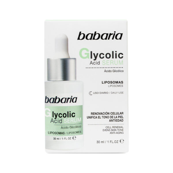 سرم بازسازی کننده پوست گلیکولیک اسید باباریا حجم 30 میل - babaria glycolic acid serum 30ml